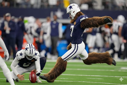 What if Brandon Aubrey was a Sasquatch?