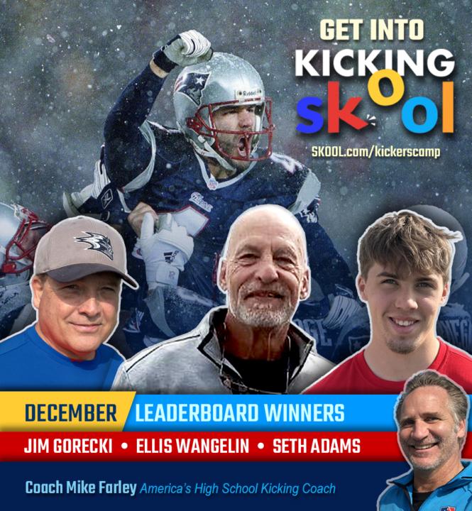 3 Tie as December Leaderboard Winners!