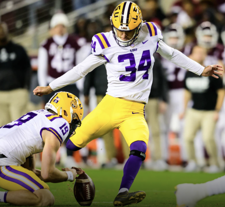 "No, a kicker has one moment..."