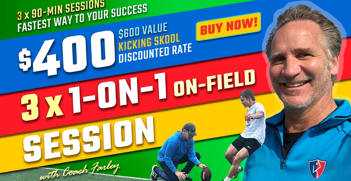 (3) 1-on-1 On-Field Workouts