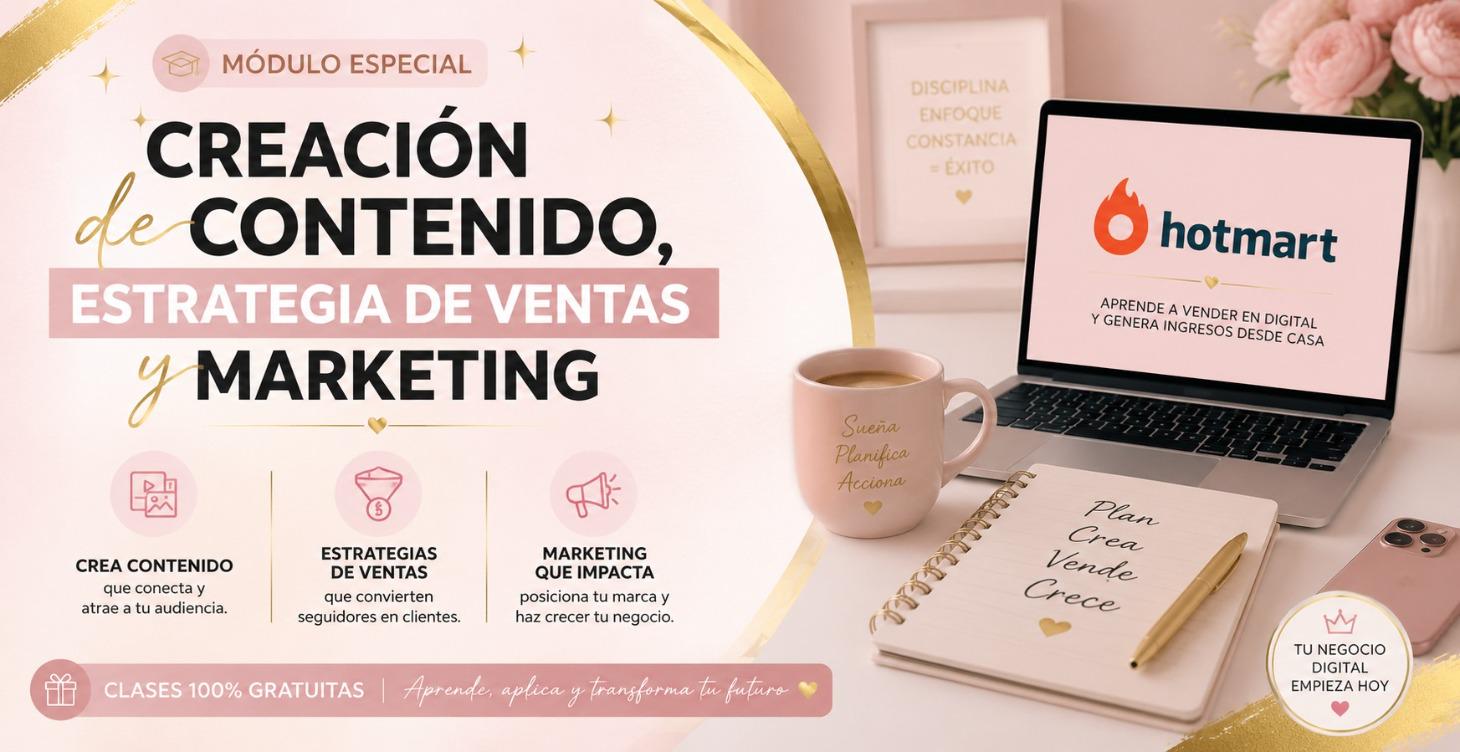 ventas, creación de contenido,estrategias