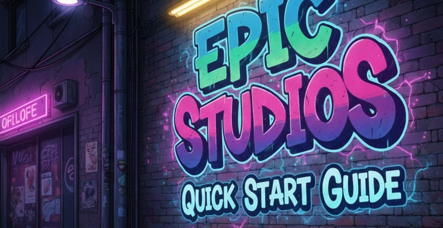 E.P.I.C. Studios: Quick Start Guide