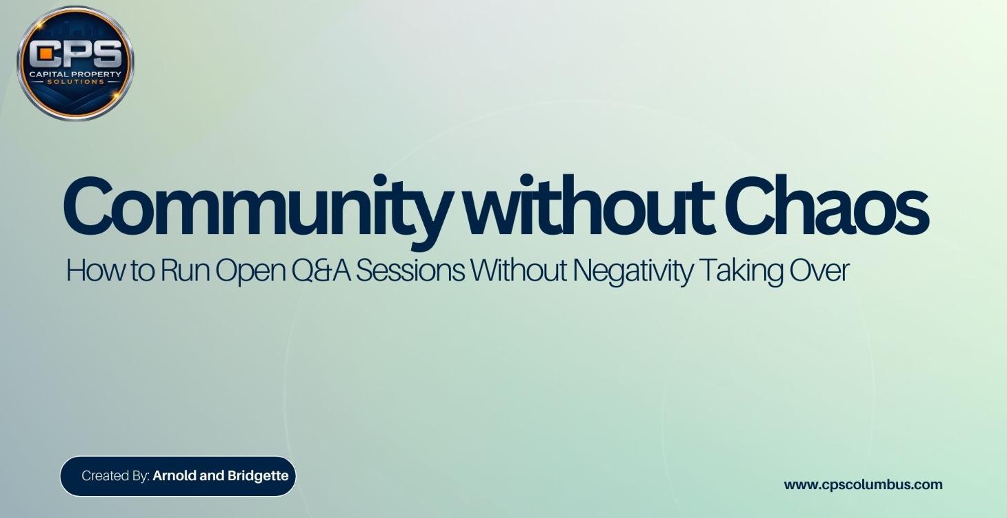 Community without Chaos