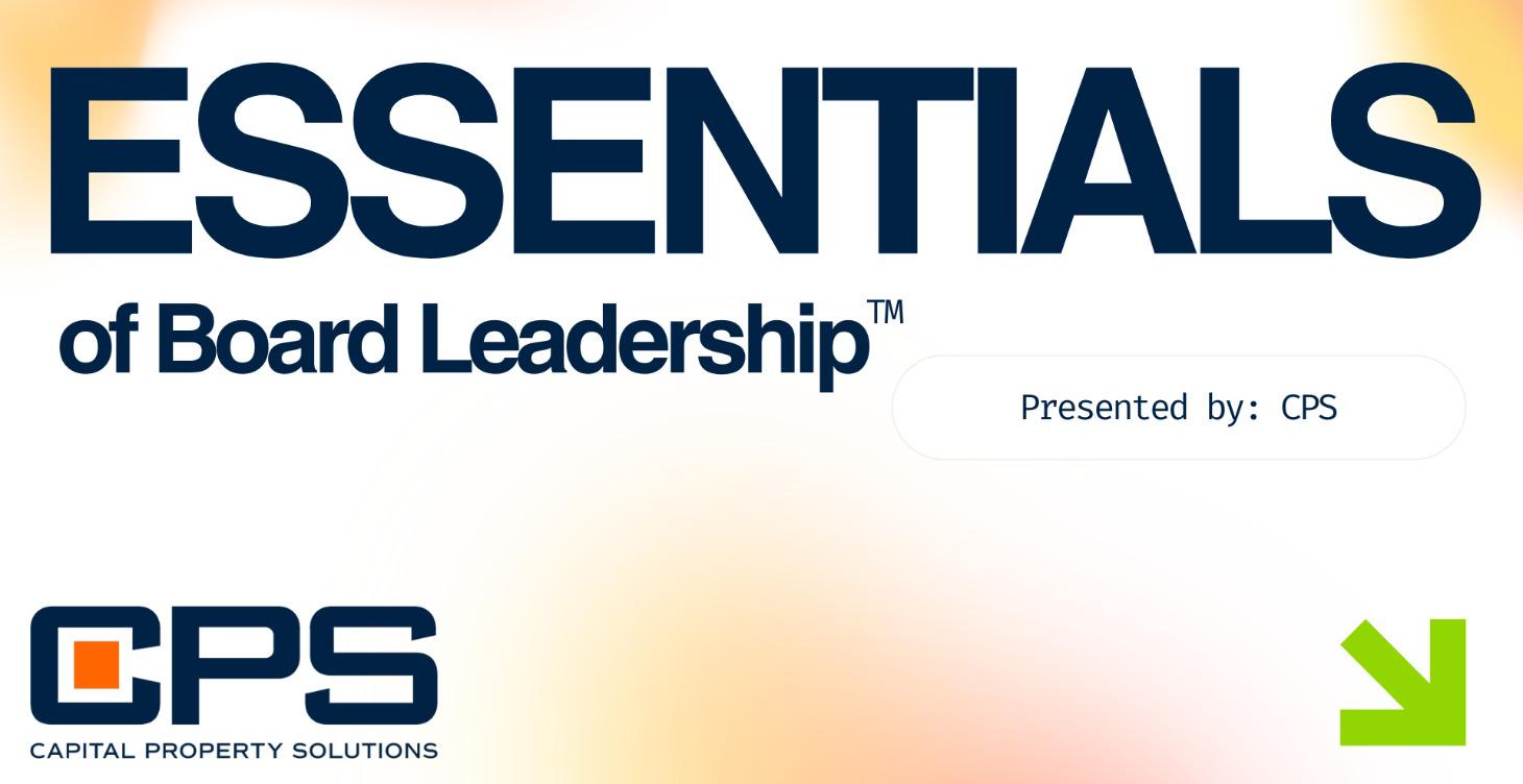 Essentials of Board Leadership