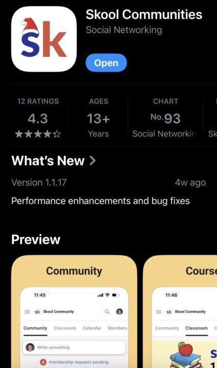 Download the Skool App