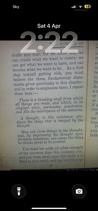Your mind can create matter from existing matter 