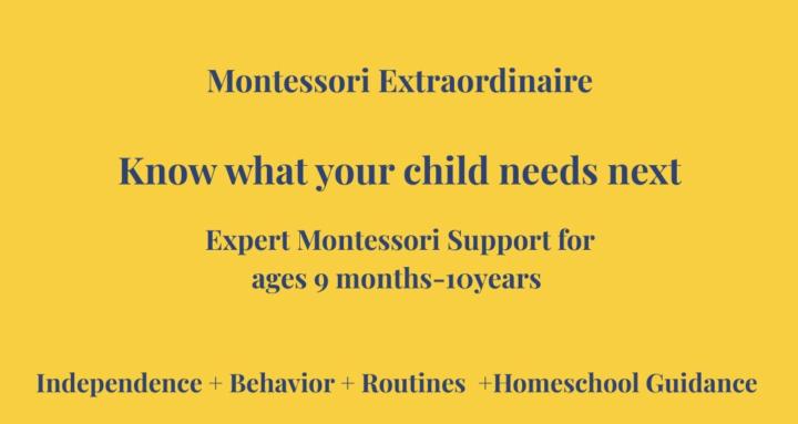 Montessori Extraordinaire