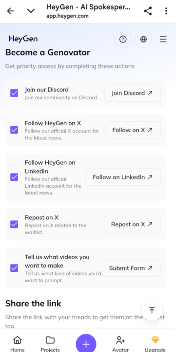 Heygen Creative OS Waitlist 