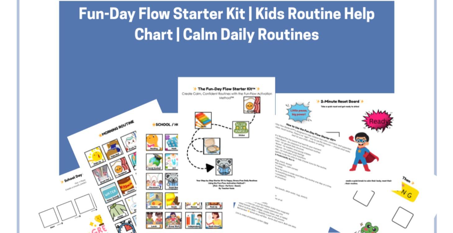 🌈 Fun-Day Flow Starter Kit: How to Use It