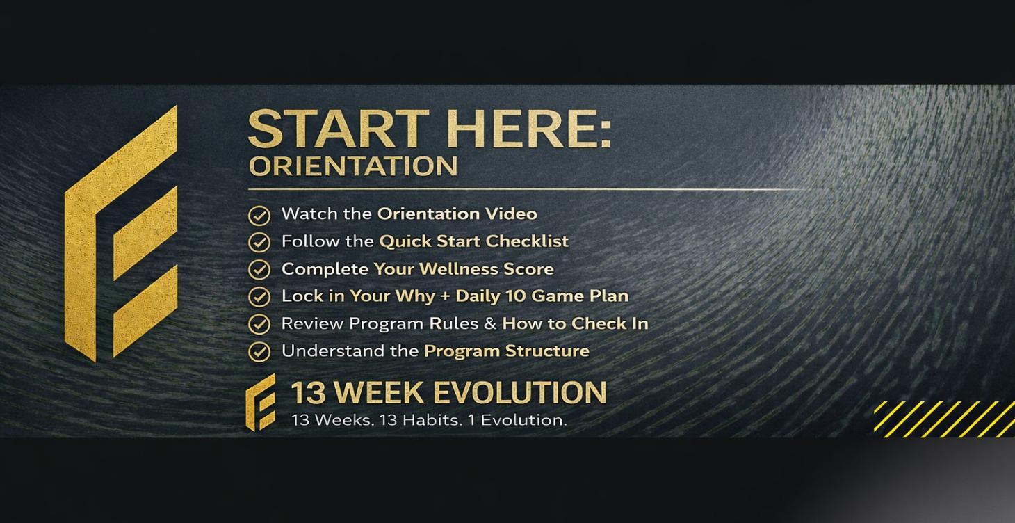 START HERE: (Orientation)
