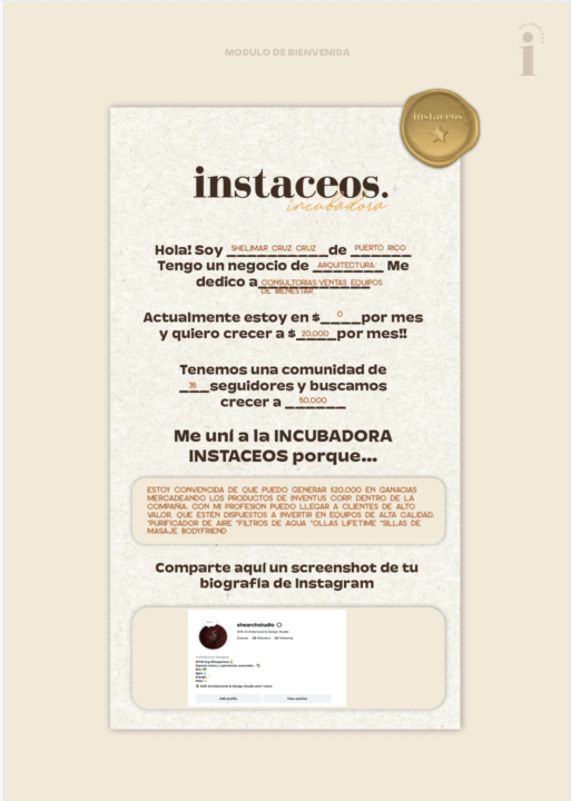 POST DE BIENVENIDA