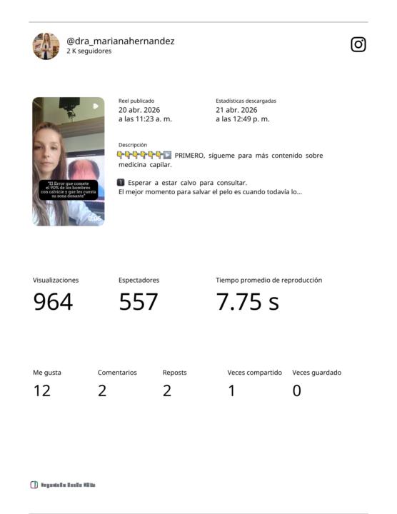 Los primeros resultados
