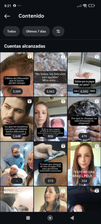 Resultados en Menos de 1 semana
