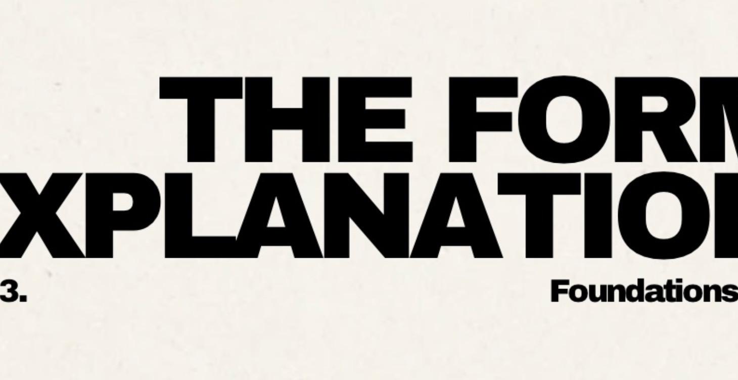 First Form With Explanation