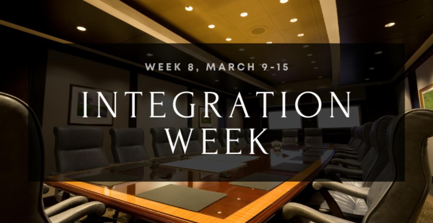 CBB: Integration Week. Integrate & Apply