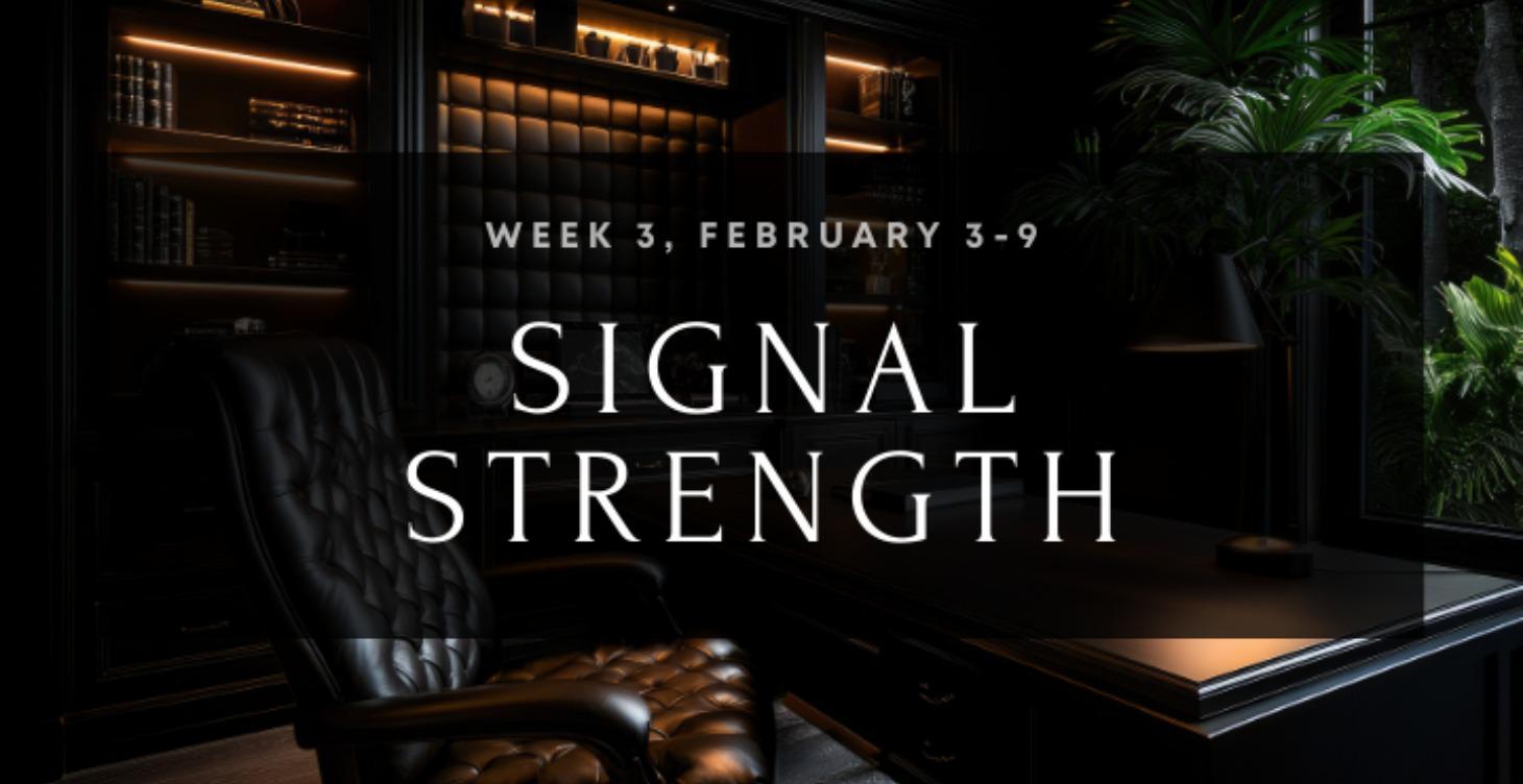 CBB: Week 3. Signal Strength