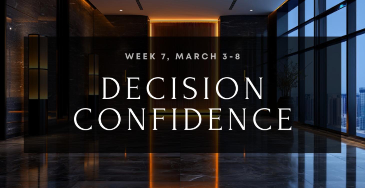 CBB: Week 7. Decision Confidence