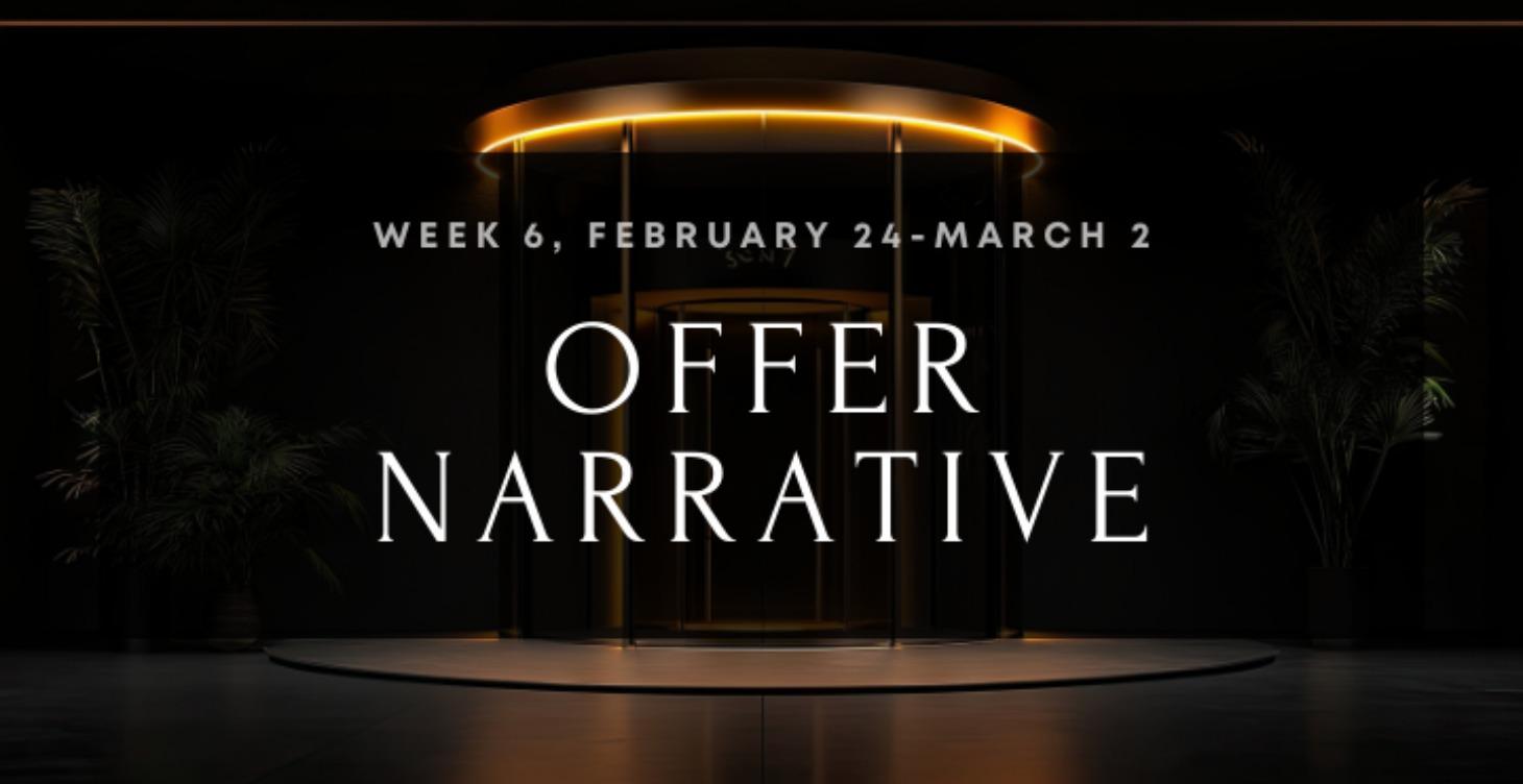 CBB: Week 6. Offer Narrative