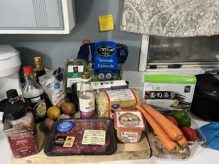 Ramen challenge on a budget and stocking up for holiday's 