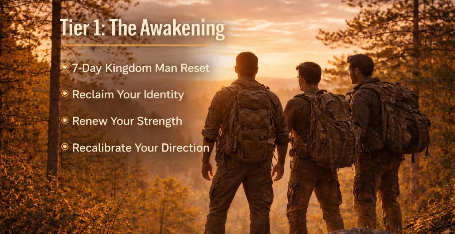 TIER 1: THE AWAKENING 7 Day Kingdom Man Reset