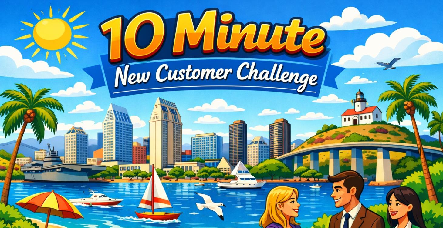 10 Minute New Customer Challenge