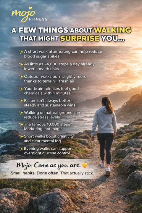 The benefits of walking that might surprise you 💛