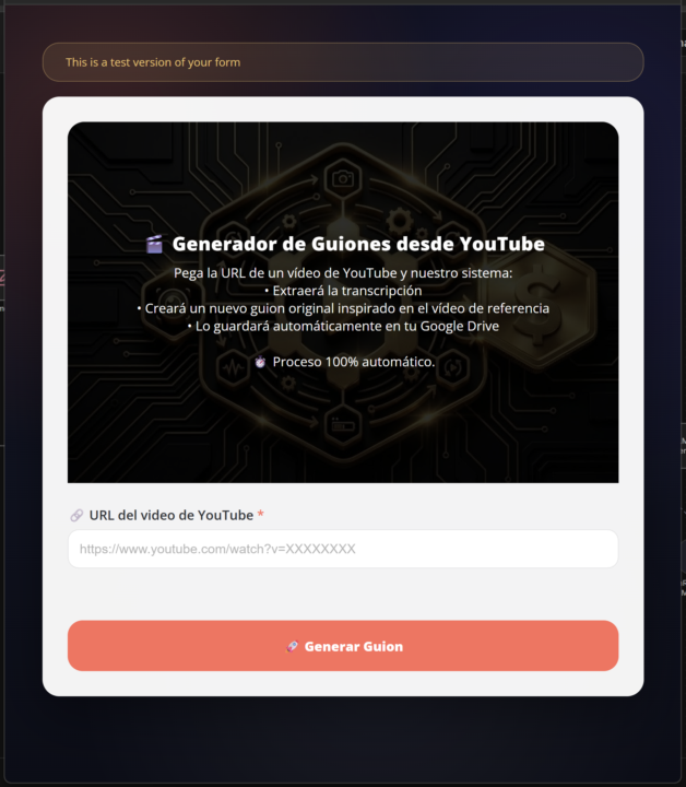 Generador de Guiones