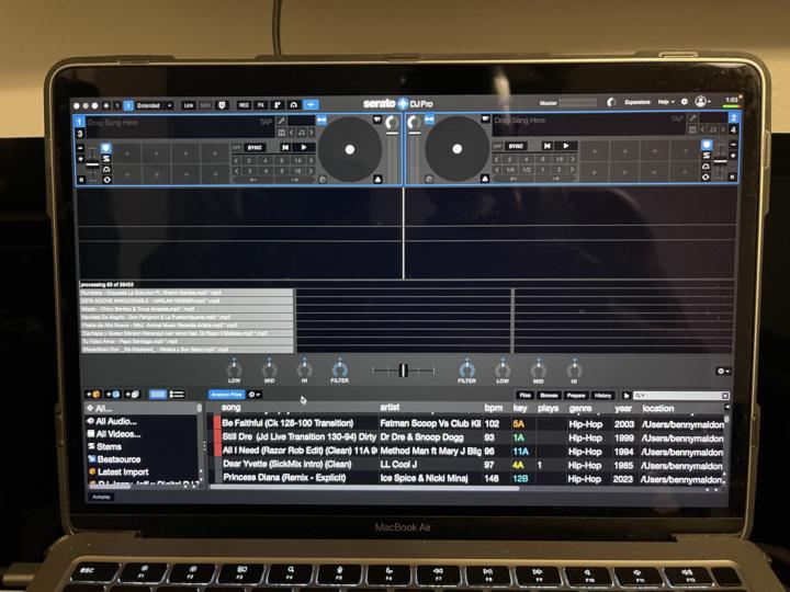 M1 stuck not responding to Serato Analyze