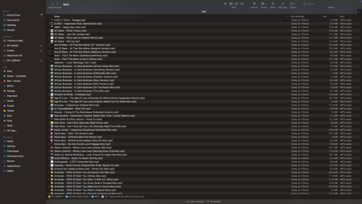 MLT Organise Version 2.0.2 - First impressions.