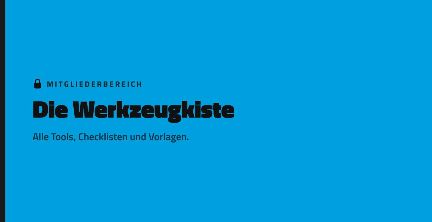 Die Werkzeugkiste
