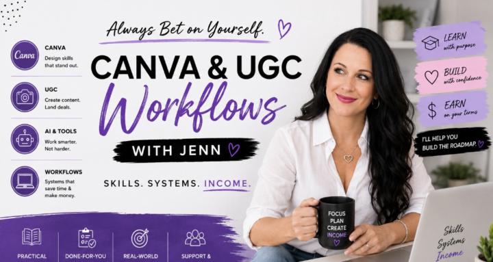 Canva & UGC Workflows by Jenn