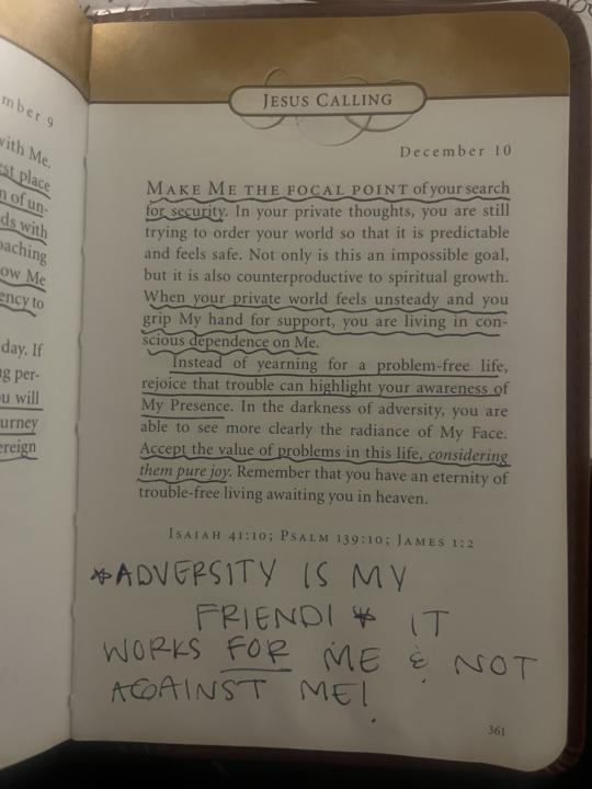 ADVERSITY IS MY FRIEND‼️