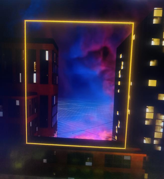 New scene , progress 