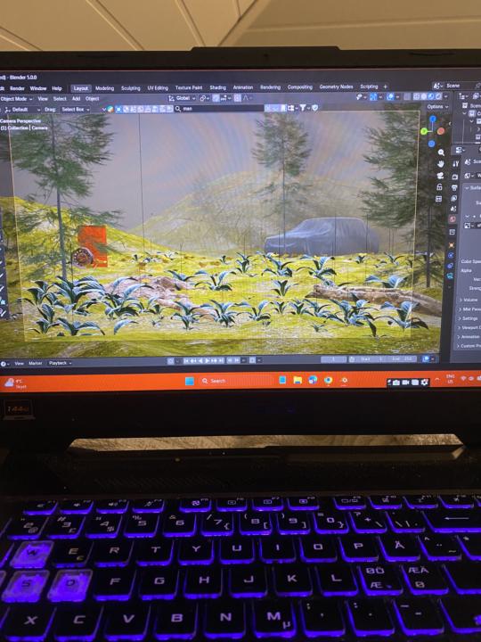 New scene/ progress 