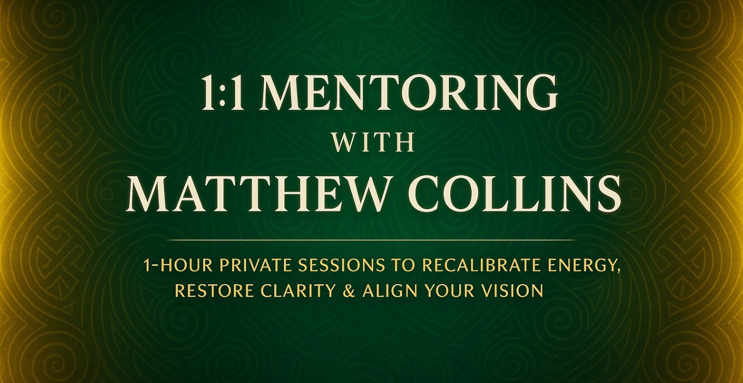 1 to 1 Mentoring with Matthew Collins 1hr session