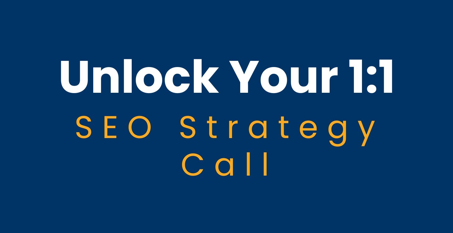 Book Your 1:1 SEO Kickstart Call