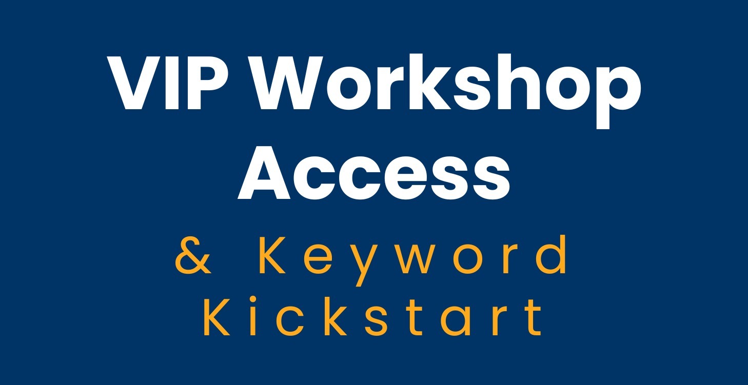 🔑 VIP Workshop Access
