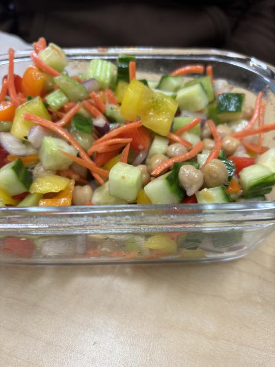 Packing breakfast and lunch helps 