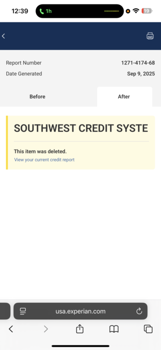 Another account deleted ! 