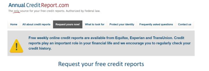 Free Credit Reports