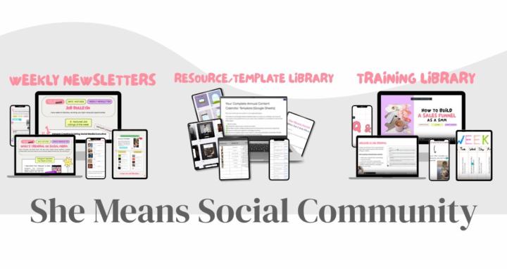 She Means Social community