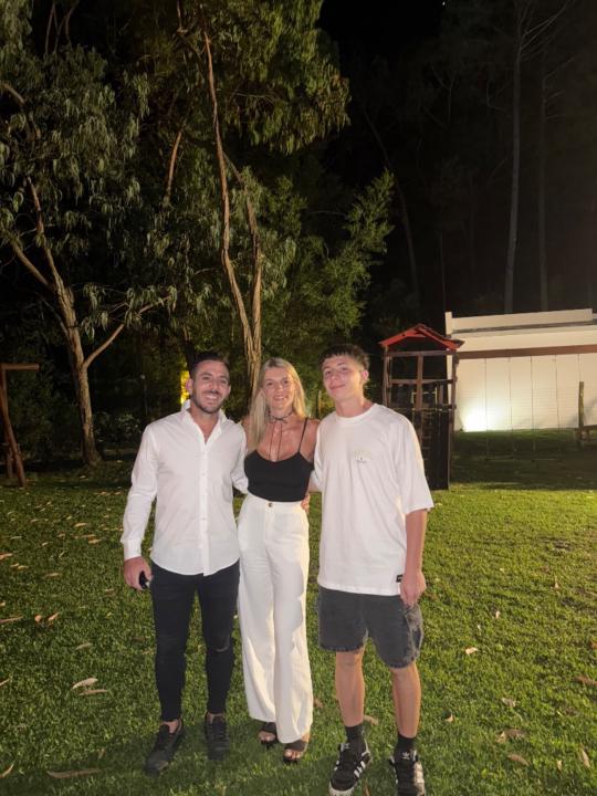 Anto, Seba y Bau Piagentini