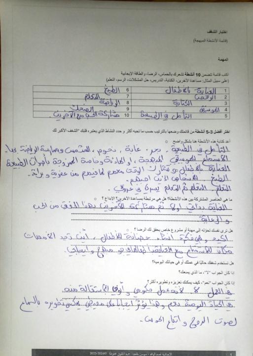 اختبار الشغف