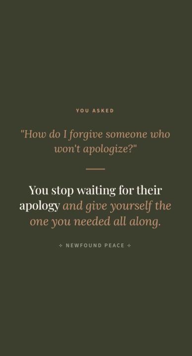 Forgiveness