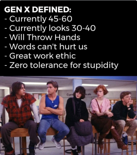 Gen X: 🤣😂🤣