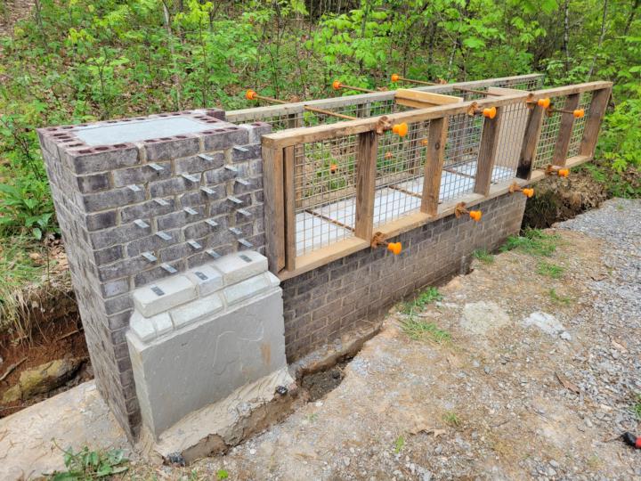 New Cob Wall is Going Up!