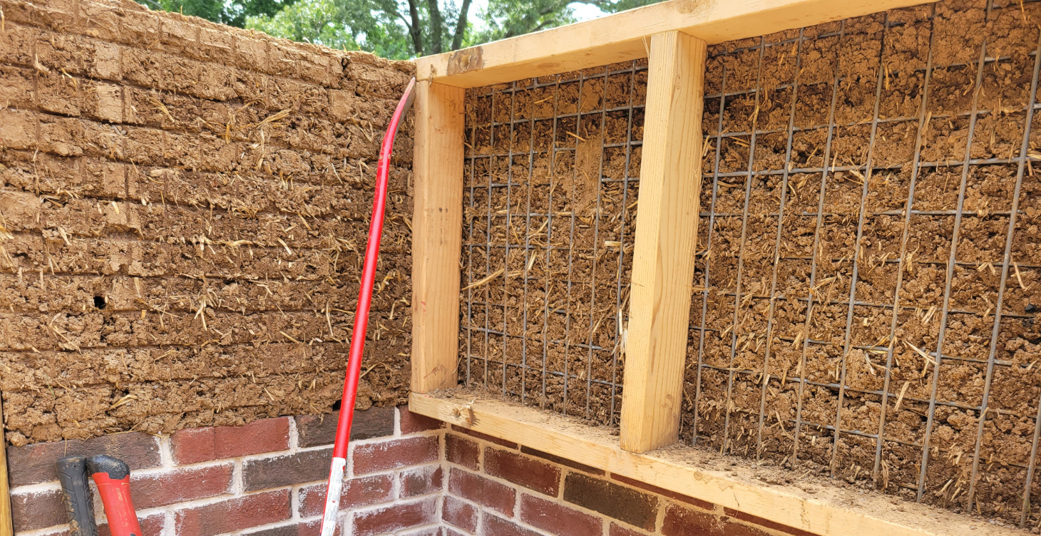 Slipform Cob Building