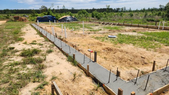 Just got our footers poured!