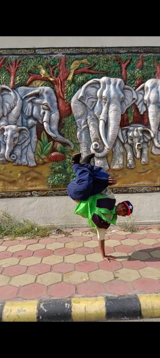 Bboy Slide warrior
