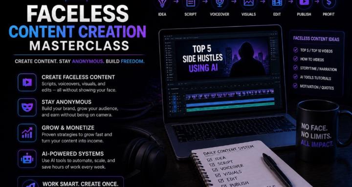 Faceless creators masterclass